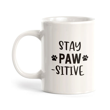 Stay Pawsitive Coffee Mug